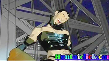 Gangbang Hentai com Anime Musculoso