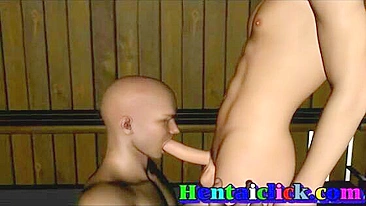 Pornô Hentai Gay na Sauna - Sessão de Foda Quente Anime