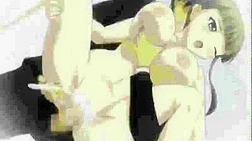 Empregada Hentai Chupando Pauzão e Engolindo Porra