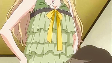 Empregada Hentai Chupando Pauzão e Engolindo Porra