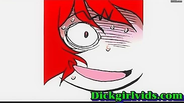 Travesti Hentai Fode com Força - Anime Toon Suculento