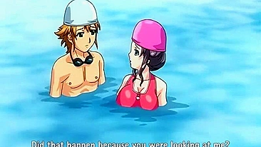 Hentai Peituda Dedando e Fodendo Buceta Molhada no Banho