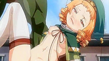 Virgem Hentai Fofa Pega e Fodida em Grupo por Monstros