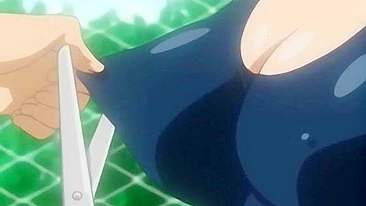 Hentai Peituda Gatinha Tem Cu Fodido na Piscina, anime, peituda, hentai, gatinha, cu fodido