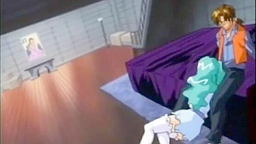 Colegial Hentai Peituda Fodida com Força de Quatro