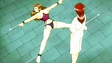 Hentai Acorrentada Leva Injeção na Buceta Molhada - Vídeo Fetichista Bondage Anime