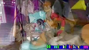 Pornô Hentai Hardcore com Machos Musculosos em Gangbang Gay