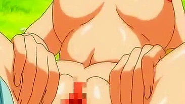 Selvagem e Molhada: Virgem Hentai Fodendo ao Ar Livre