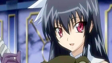 Hentai Acorrentada: Travesti de Peitões Fodendo Buceta Molhada