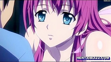 Vídeo Hentai - Peitões Cavalgando Pauzão e Gozando Jatos