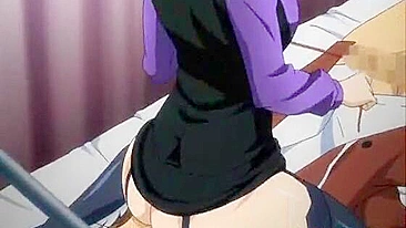 Colegial Hentai Amordaçada em Bondage Dedada e Lambida na Buceta Molhada