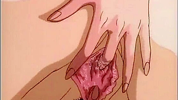 Duas Garotas Hentai Anime Fazendo Punheta ao Ar Livre