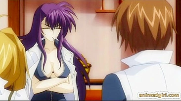 Hentai Dedada e Chupada na Buceta Molhada Anime