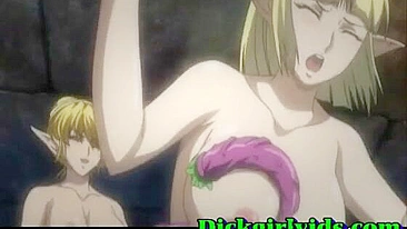 Vídeo Pornô Hentai - Travesti Peituda Fodida e Amarrada em Anime