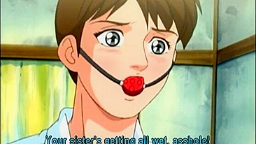 Colegial Hentai Amordaçada Fodida por Bandidos