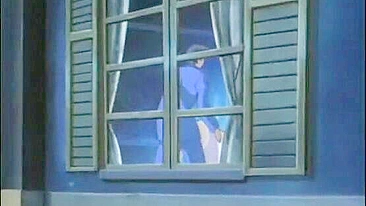 Colegial Hentai Punhetando e Chupando Pau Duro