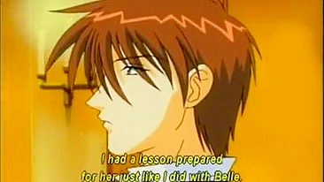 Gata Hentai Peituda Acorrentada e Fodida com Dildo em Pornô Anime