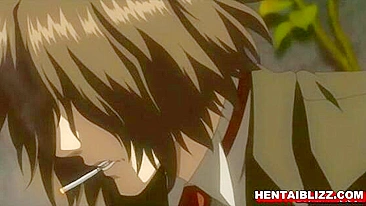 Hentai peituda lambida e buceta molhada fodida no anime