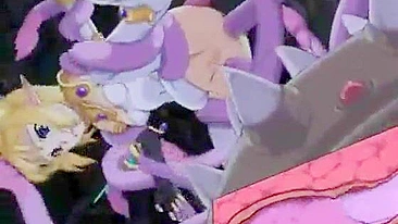 Princesa Elfa Levando Surra de Tentáculos em Hentai Fofo