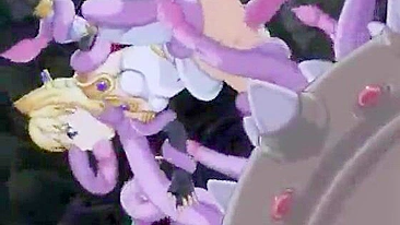 Princesa Elfa Levando Surra de Tentáculos em Hentai Fofo