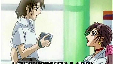 Puta Peituda Tem Todos os Buracos Preenchidos em Hentai Anime