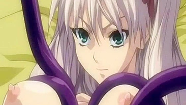 Dupla Penetração por Tentáculos em Hentai Anime