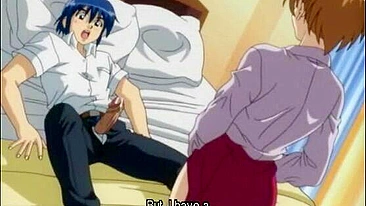 Hentai Peituda Chupando e Cavalgando Pau - Anime Hentai Peituda Oral