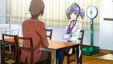 Dedando e Chupando Pau em Anime com Peitões