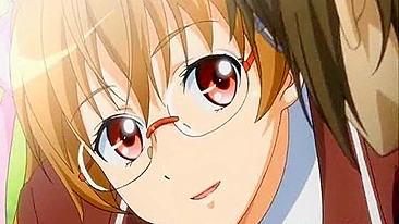 Dedando e Chupando Pau em Anime com Peitões