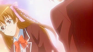 Dedando e Chupando Pau em Anime com Peitões