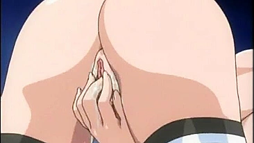 Masturbação de Colegial Hentai na Frente da Turma - Prazer de Garota Anime