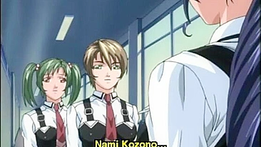 Masturbação de Colegial Hentai na Frente da Turma - Prazer de Garota Anime