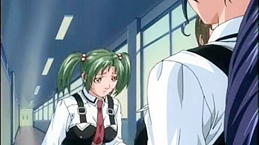 Masturbação de Colegial Hentai na Frente da Turma - Prazer de Garota Anime