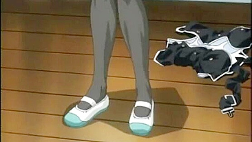 Masturbação de Colegial Hentai na Frente da Turma - Prazer de Garota Anime