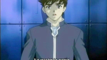 Hentai de Peitos Grandes se Masturba com Dildo na Buceta - Anime