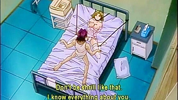 Anime Virgem Amarrada com Mordaça e Dupla Penetração