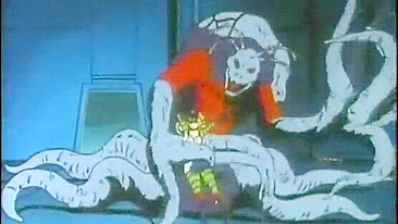 Garota Hentai Fodida por Monstro Diante dos Amigos - Porno Anime