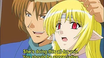 Princesas Elfas Chupando e Fodendo em Grupo no Hentai Anime