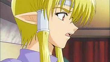 Princesas Elfas Chupando e Fodendo em Grupo no Hentai Anime