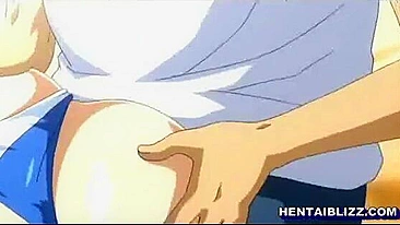 Hentai Peituda na Espanhola e de Quatro na Praia - Anime