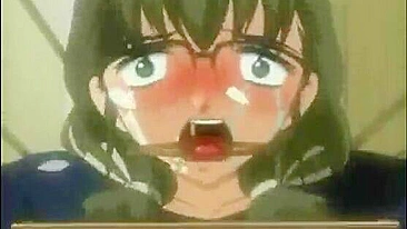 Vídeo Hentai - Amarrada com Prendedores na Língua e Bombada Forte