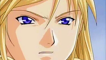 Cara de Hentai Tem o Pau Chupado Duro em Bondage