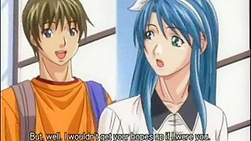 Cara de Hentai Tem o Pau Chupado Duro em Bondage