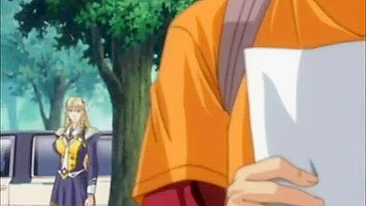 Cara de Hentai Tem o Pau Chupado Duro em Bondage