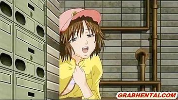 Gatinhas Anime Sensuais Chupando Pau e Fodendo de Quatro em Hentai Quente