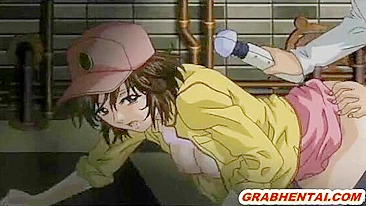 Gatinhas Anime Sensuais Chupando Pau e Fodendo de Quatro em Hentai Quente