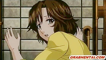 Gatinhas Anime Sensuais Chupando Pau e Fodendo de Quatro em Hentai Quente