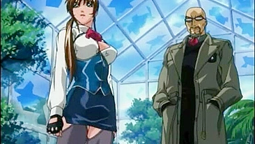 Colegial Hentai Peituda Fodida de Quatro na Buceta Molhada