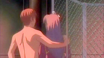 Universitária Hentai de Peitos Gigantes Cavalga Pau Quente