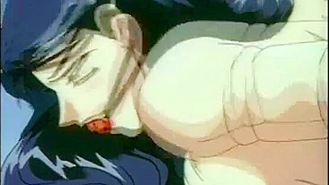 Hentai Bondage com Mordaça Tem Cu Dedado e Buceta Molhada Fodida, Anime